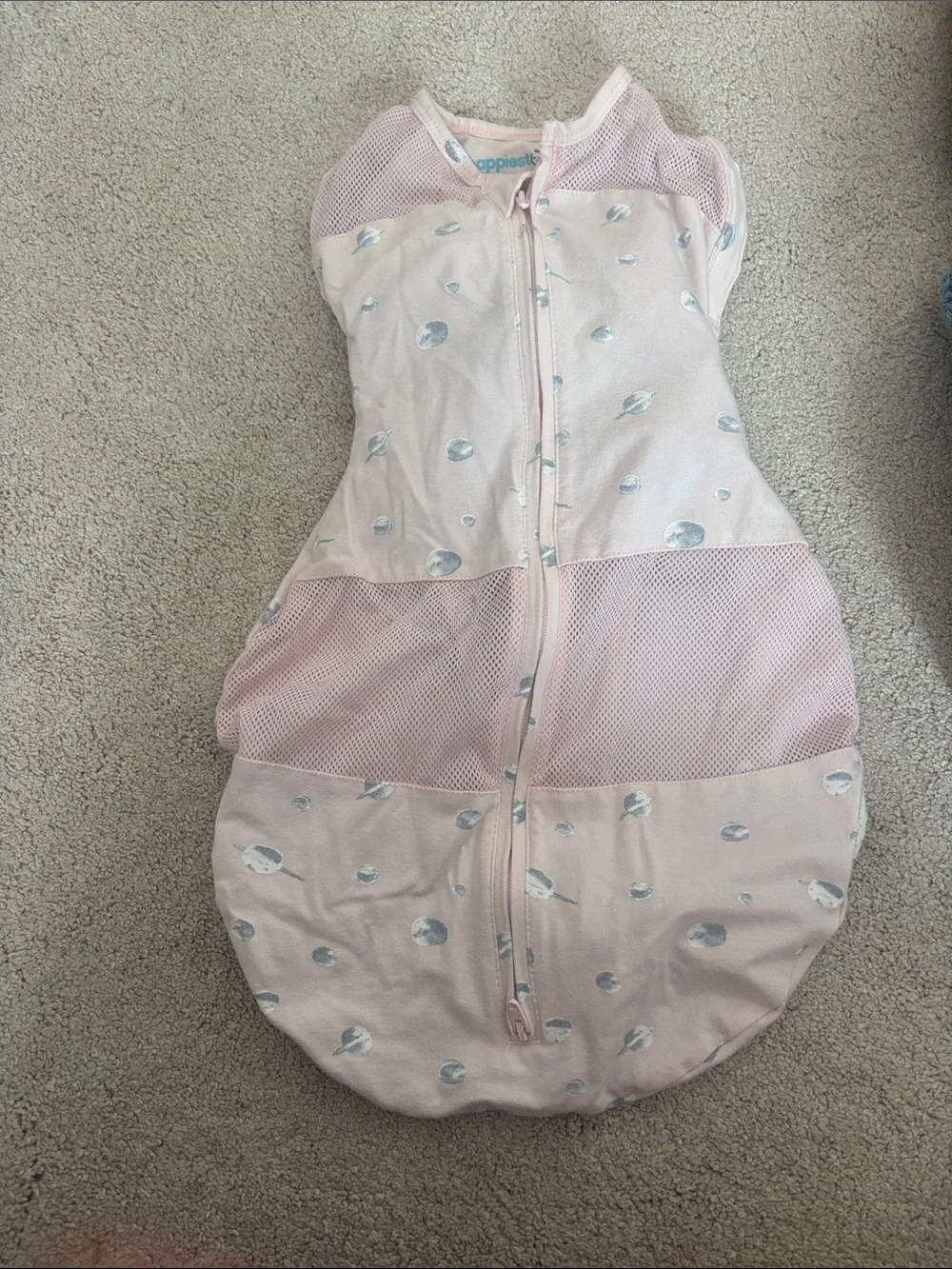 Happiest baby Mesh-Panel swaddle with Planet Print
